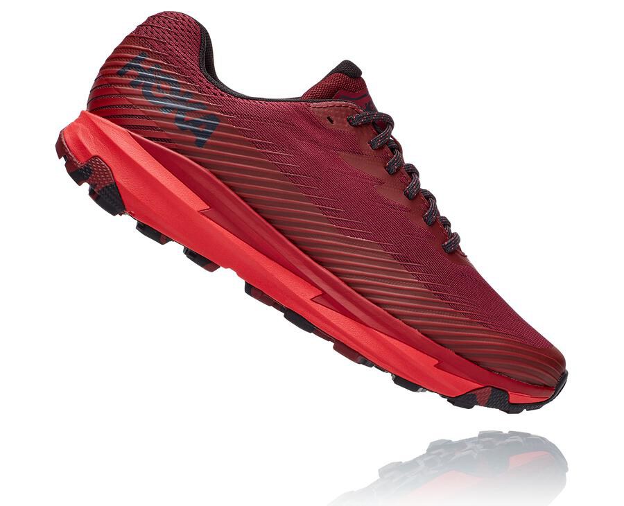 Hoka One One Trainers Mens Red - Torrent 2 - 79043ZHJK